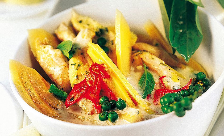 Thai –Curry mit Hähnchen 